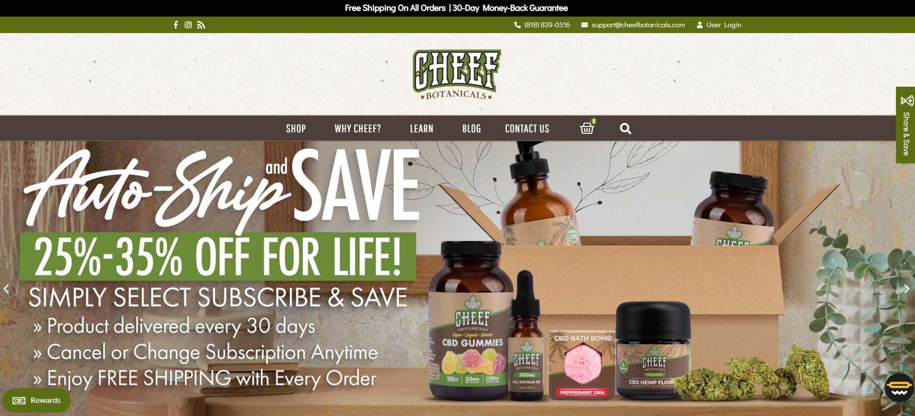 Cheef Botanicals Affiliate Program