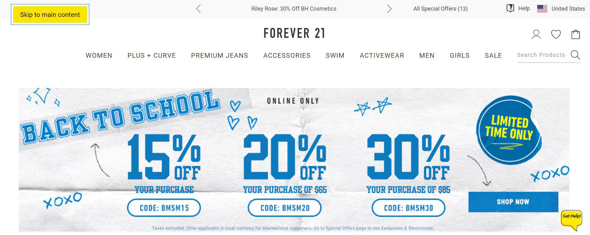 FOREVER 21 Affiliate Program