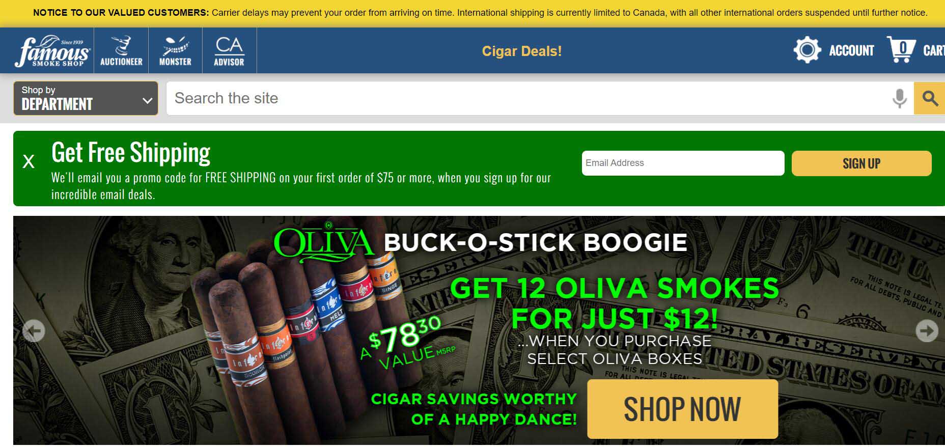 Famous Smoke Shop Affiliate Program