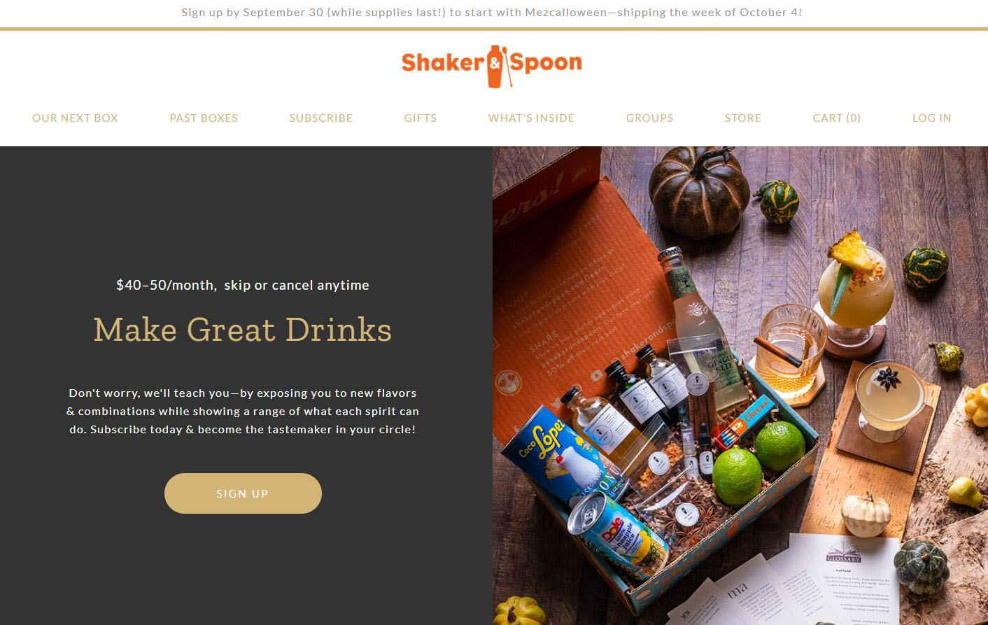 Shaker & Spoon Affiliate Program