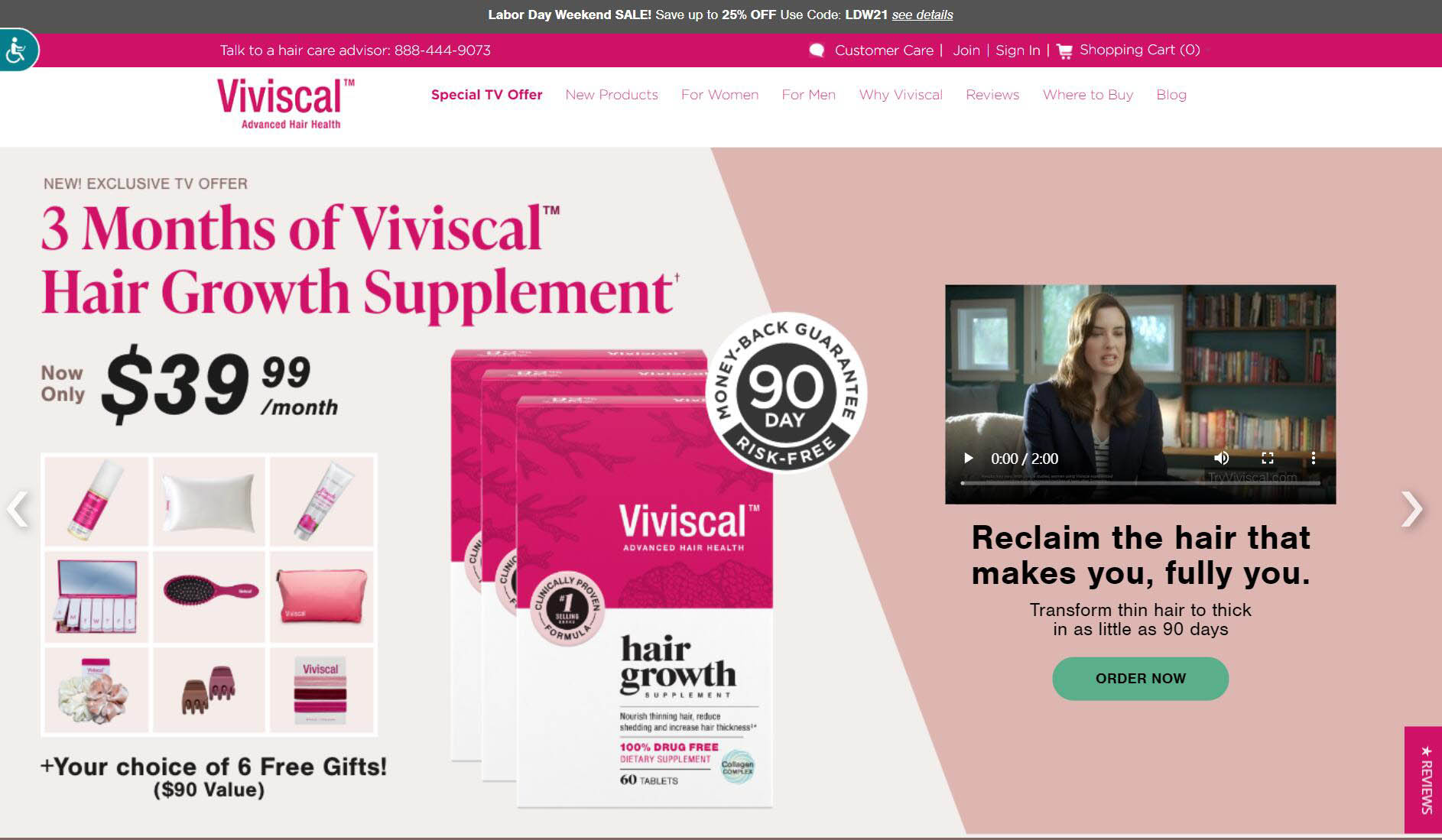 Viviscal Affiliate Program