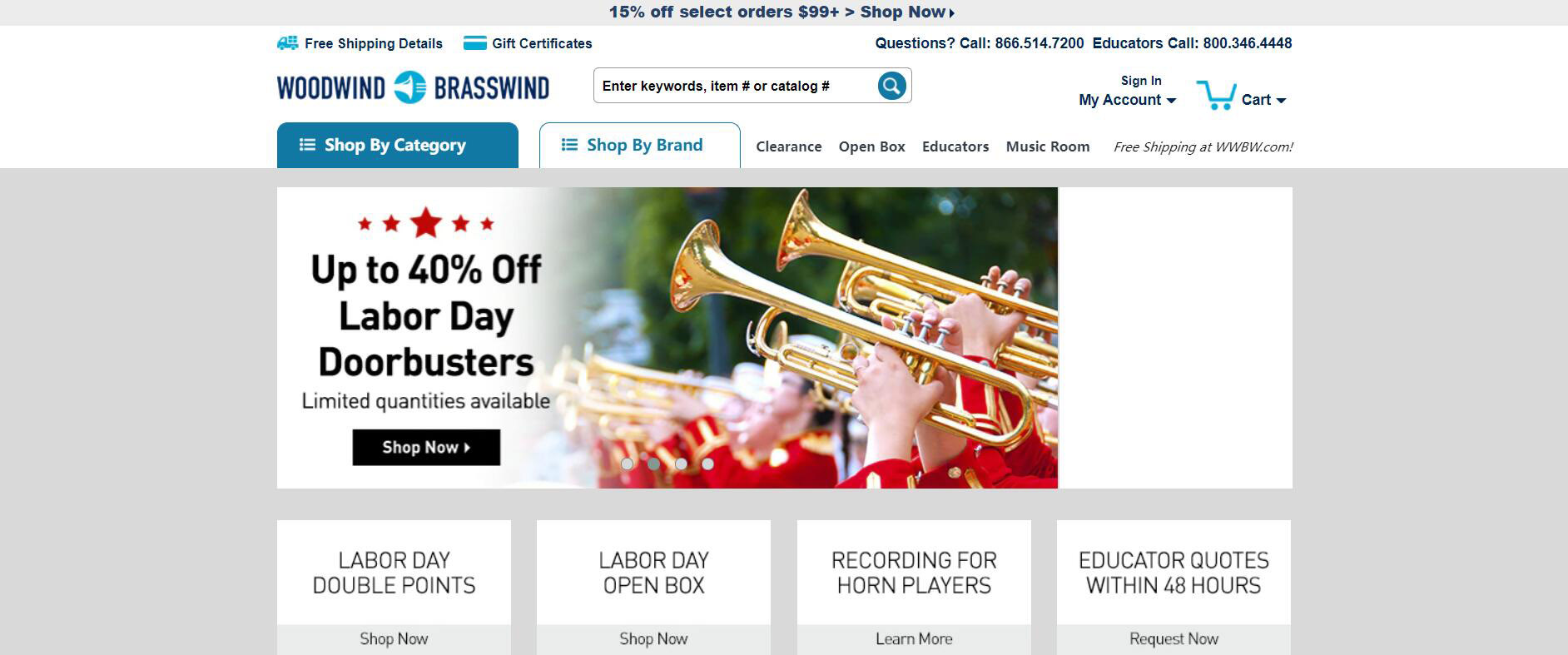 Woodwind & Brasswind Affiliate Program