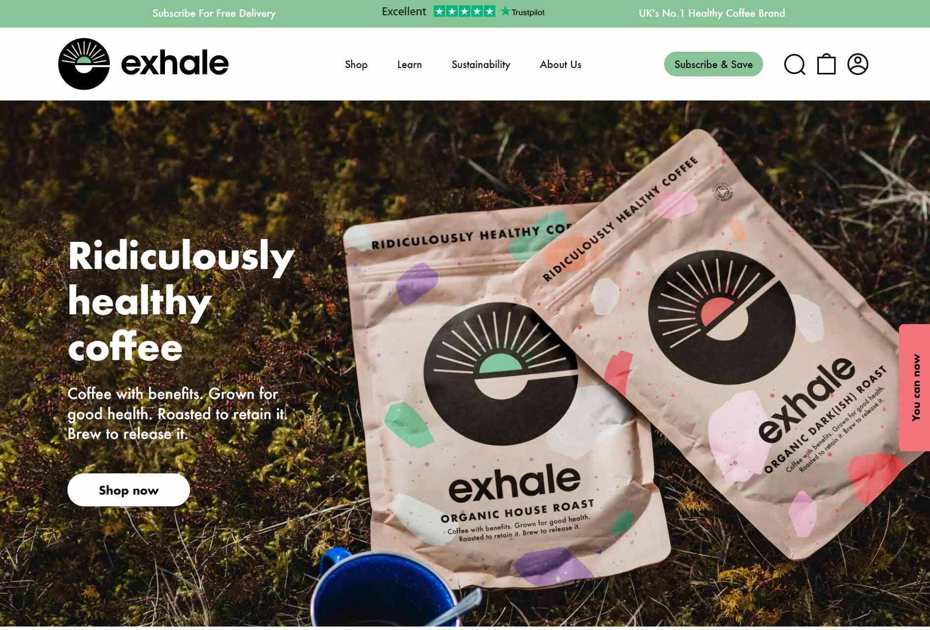 Exhale Coffee Affiliate Program