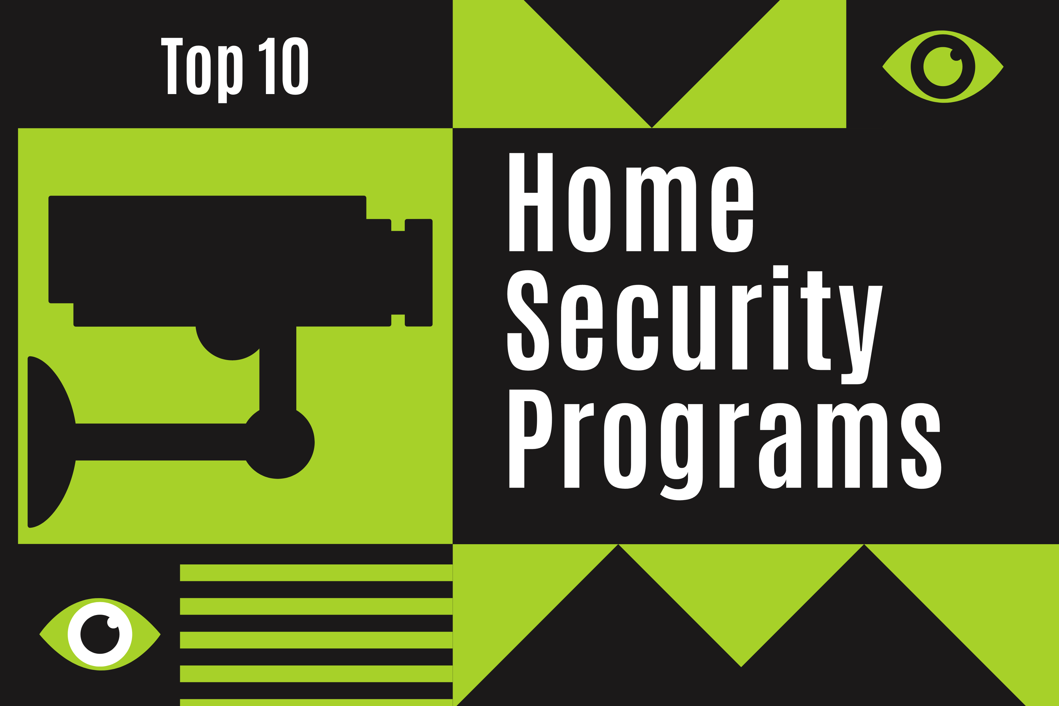 Top 10 Home Security Programs to Get Your Wallet Jacked
