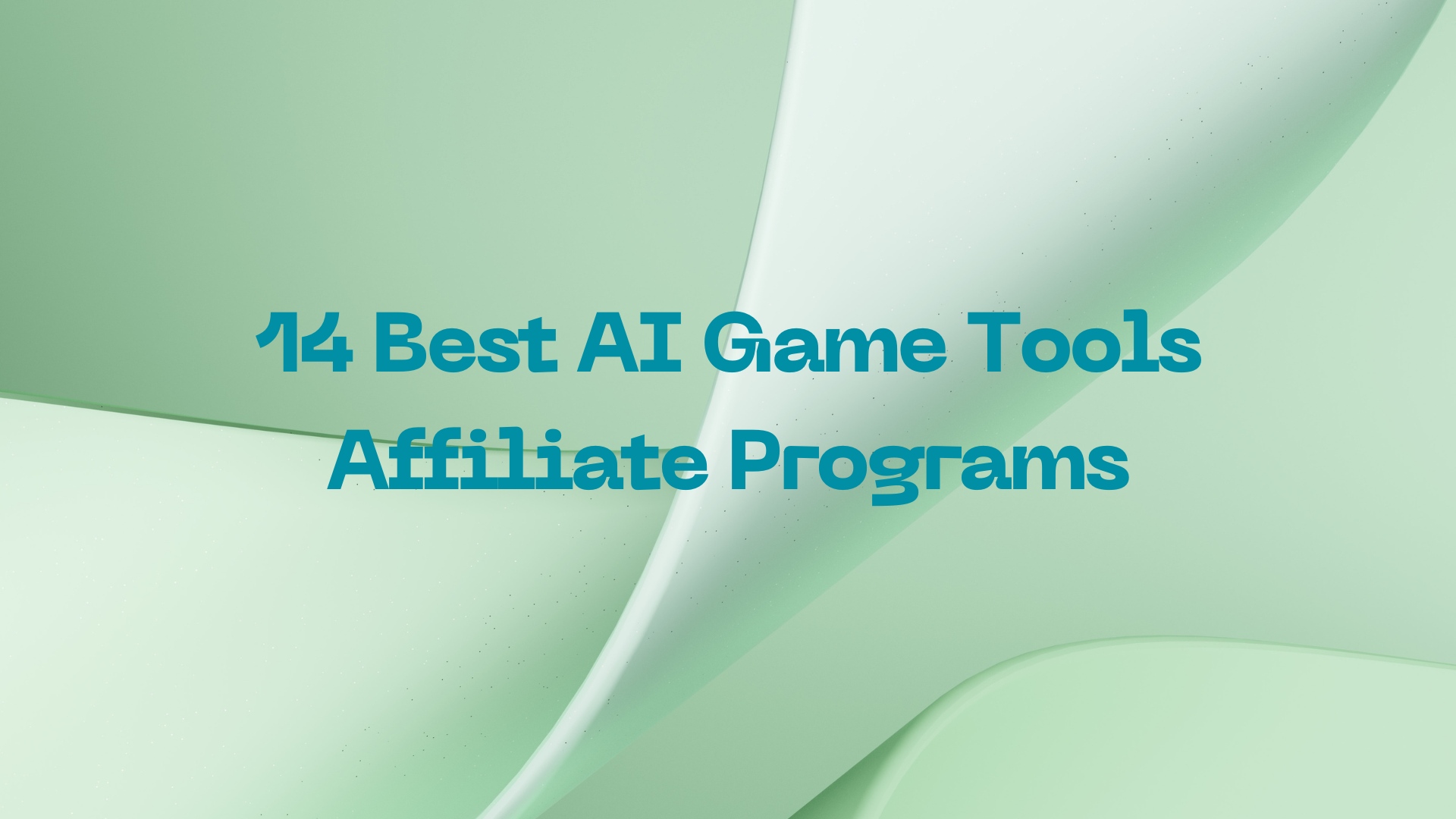 14 Best AI Game Tools Affiliate Programs