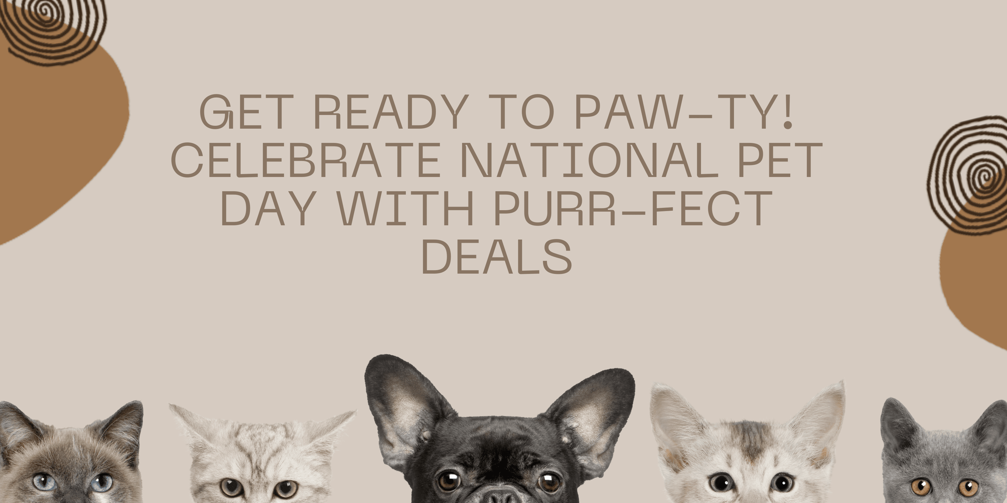 Get ready to PAW-ty! Celebrate National Pet Day with purr-fect deals
