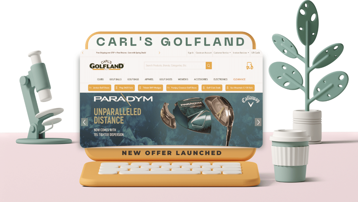 New offer launched: Carl’s Golfland Affiliate Program